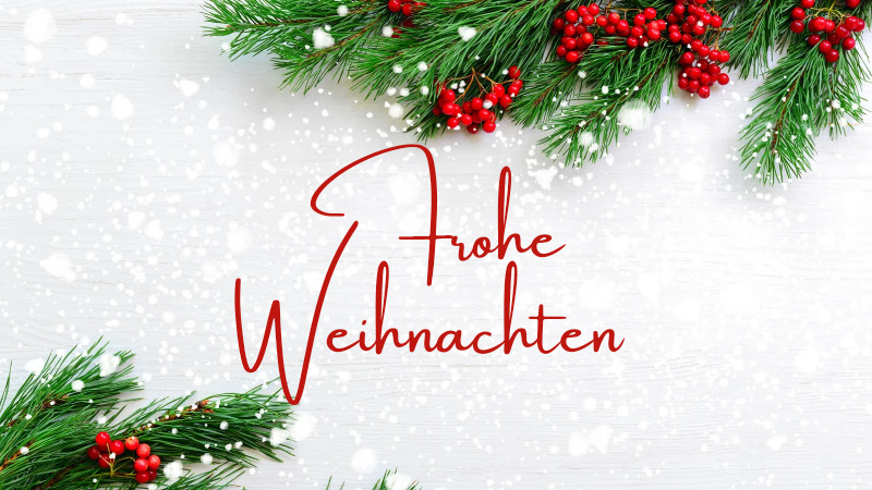 Frohe Weihnachten