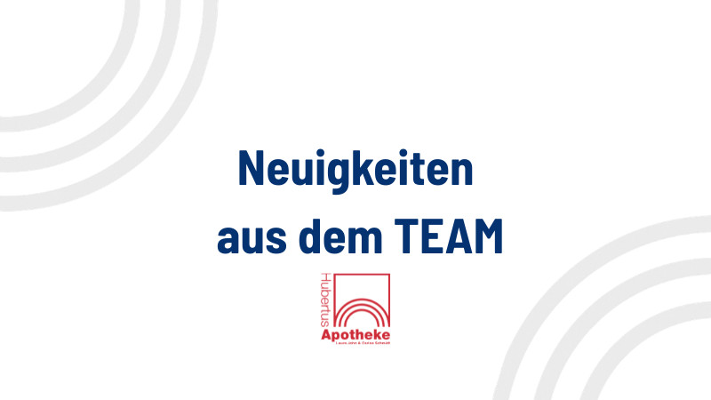 Neuigkeiten aus unserem Team